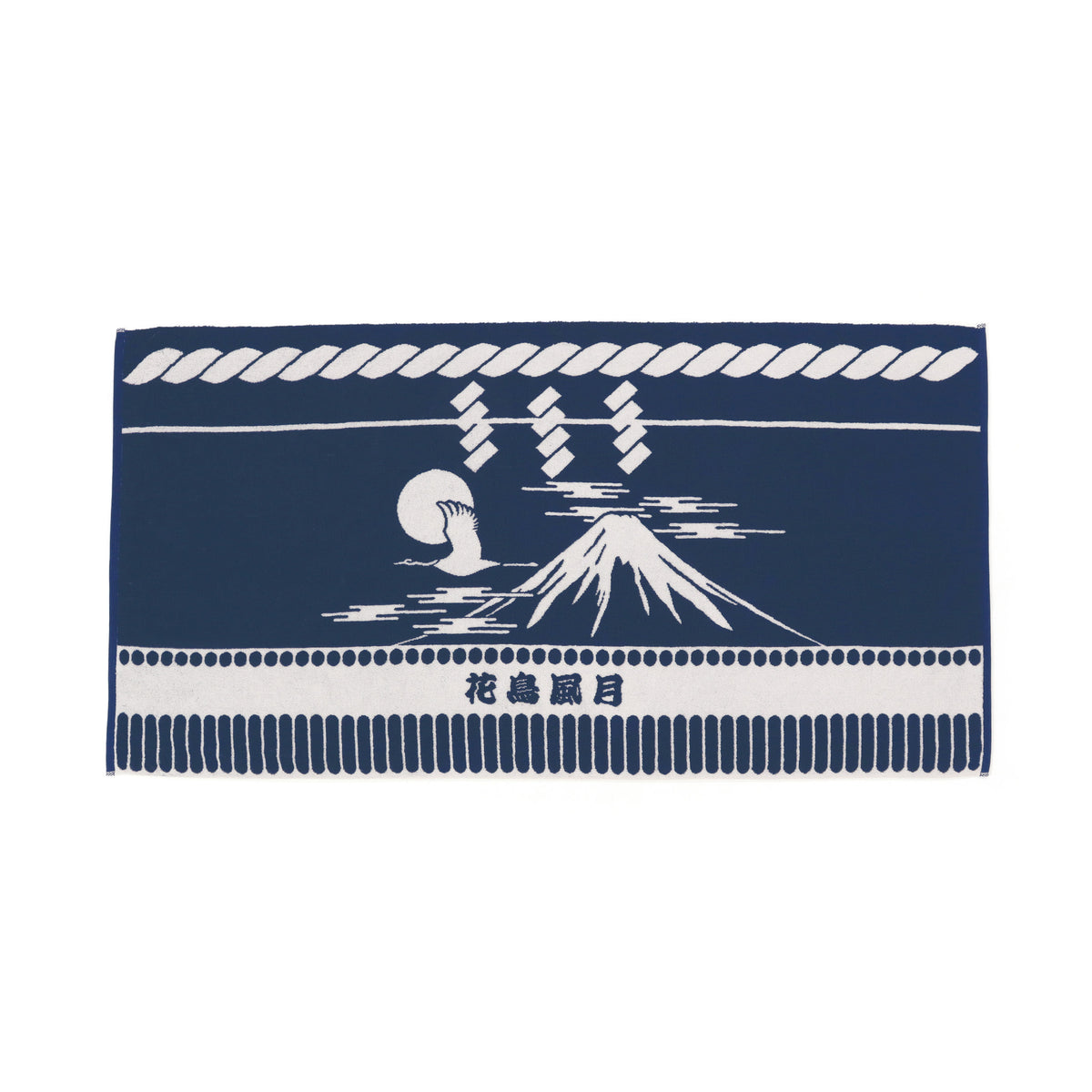 どすこいバスタオル・藍 ー花鳥風月ー – どすこいサウナハット