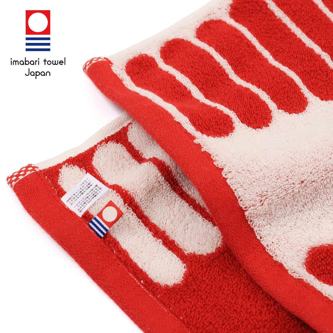 どすこいバスタオル・朱　ー諸行無常ー